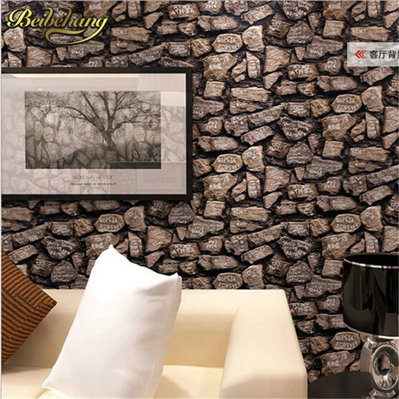 beibehang papel parede Thick 3D Stone Wallpaper Stereo Wallpapers Home Decoration Project Wall Paper Waterproof Papel de Pared the deuce project stone cold 1 cd