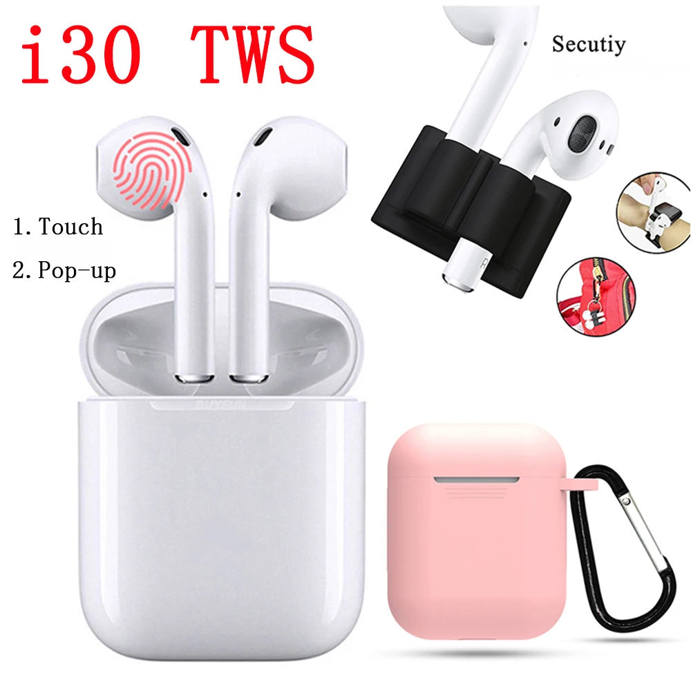 

I30 tws Bluetooth Earphones Pop Up Wireless Earphone i30tws Touch Bluetooth Earbuds PK 1:1 Replica w1 chip i20 tws lk te9 i12 10