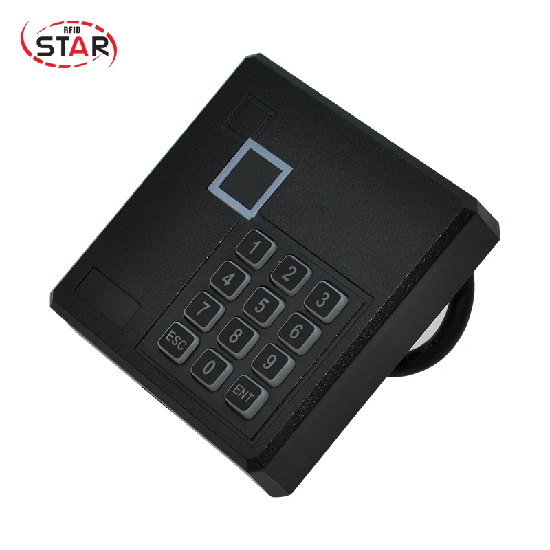 

Waterproof IP67 Weigand Keypad IC Card RFID Reader 13.56MHz Proximity Access Control Reader