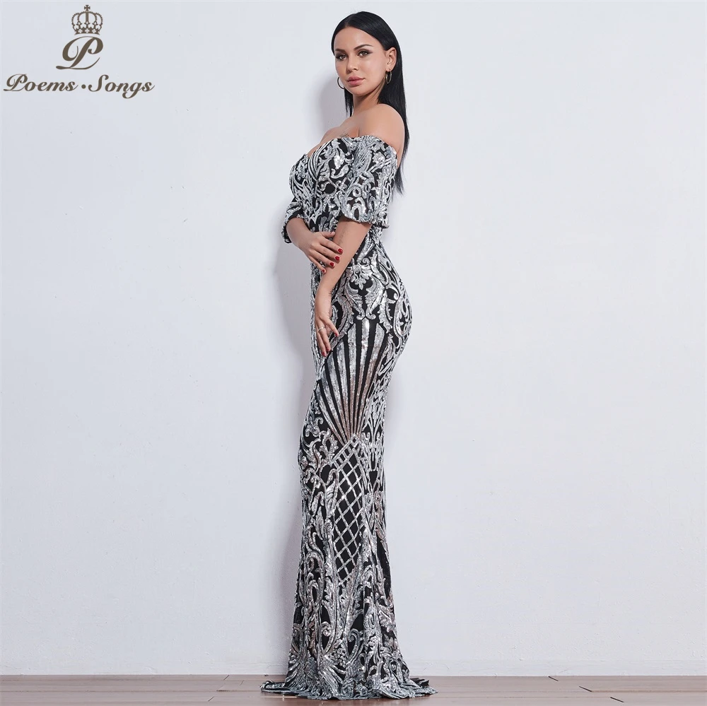 US $39.68 Poems Songs New Style Elegant Luxury Evening Dresses Long Vestido De Festa Longo Prom Dress Robe De Soiree Evening Gowns