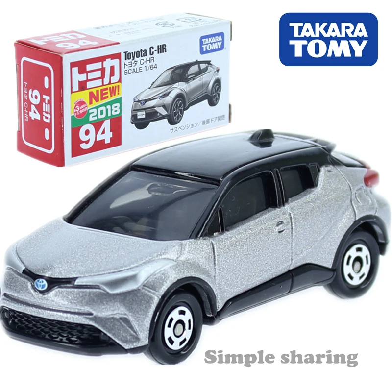 Takara TOMY TOMICA № 94 TOYOTA C-HR модель комплект 1: 64 миниатюрный литья под давлением хэтчбек пресс-форм поп автомобиль игрушка волшебный забавные детские куклы