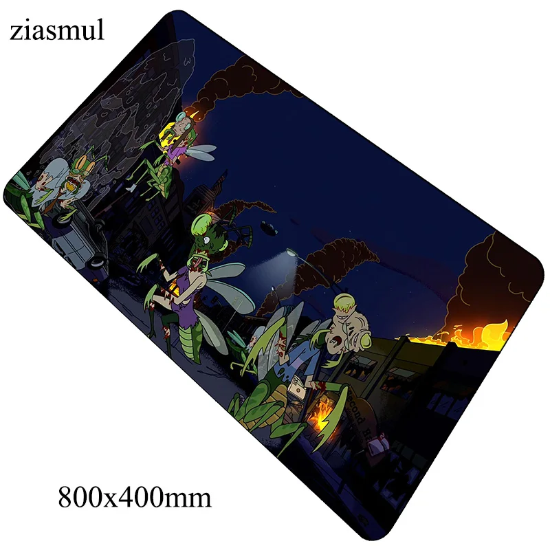 Коврик для мыши rick and morty 800x400x2 мм коврики подарки компьютерная Коврик Для Мыши игровые аксессуары xl большие игровые коврики и чехлы игры pc gamer