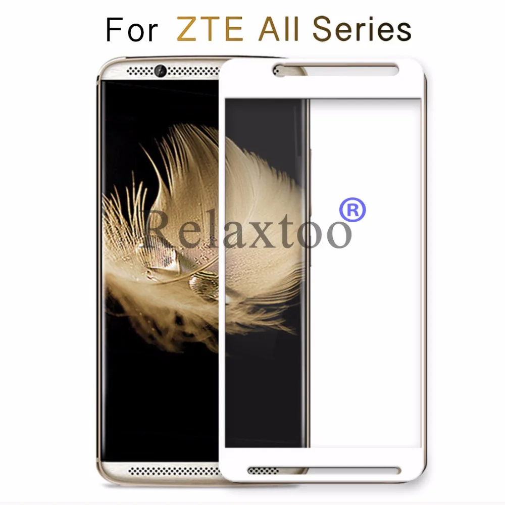 

For ZTE Axon 7 Glass Screen Protector Full Cover Tempere Glass For ZTE Blade V8 Nubia Z17 Mini S A2017 9H Protection Film Glas