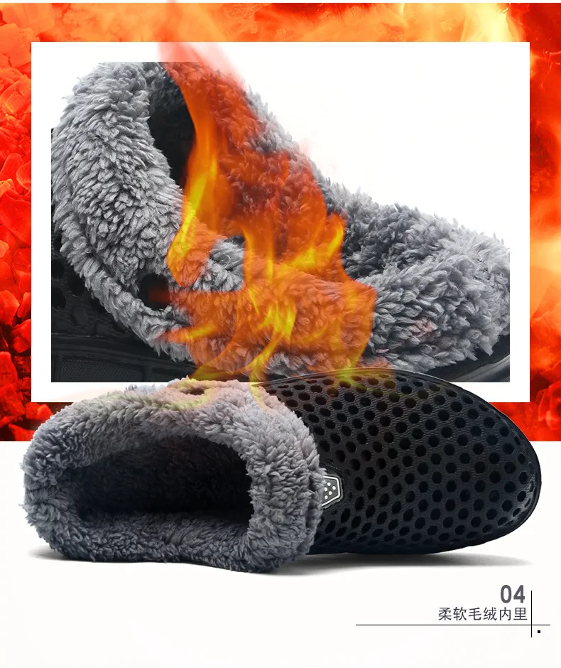 Women and Men Urban Cozy Soft Skid-proof Fleece Plush Indoor Slipper Men Winter Slippers Cotton Slippers Crock