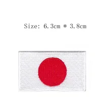 Япония вышивной Флаг патч город, эмблема,, Железный На пришить левую грудь для мотоцикла куртка пальто