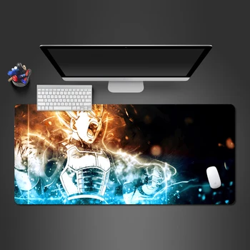 

Dragon Ball Mouse Pad Super Cool Wukong Outbreak Gaming Pad Computer Keyboard Desk Mats Animation Game Computer Mousepad