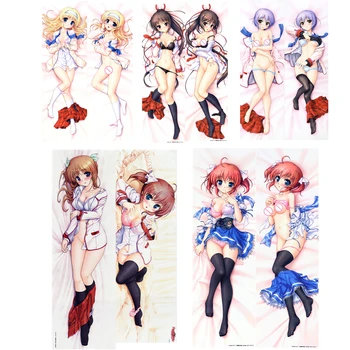 

Anime Daitoshokan no Hitsujikai Characters sakuraba tamamo & suzuki kana Dakimakura Otaku Bed Double-sided body Pillowcase