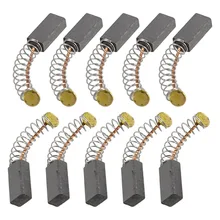 UXCELL 20 шт/10 пар 12,7 мм x 5,5 мм x 4 мм Электроинструмент электродвигатель пружинная Угольная щетка Сменные ручные инструменты для электродрели