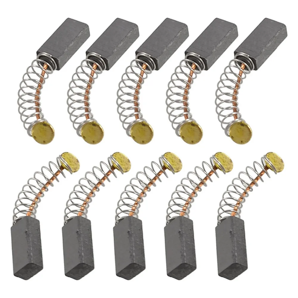 12 x 9 x 6 mm Uxcell Electric Motor Spring Coil Carbon Brushes 10 Piece