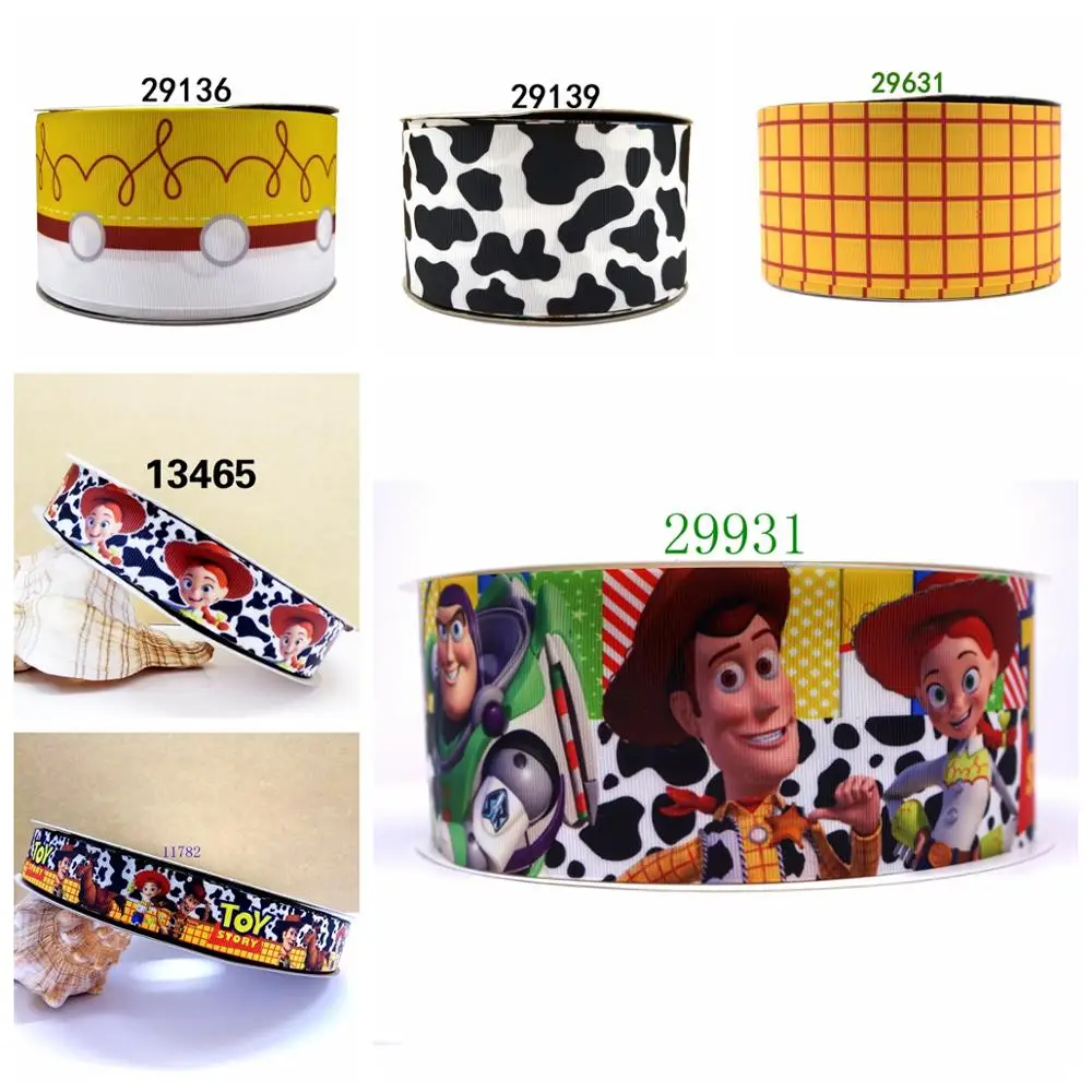

Free shipping 50 yard per size cartoon ribbon printed grosgrain ribbon 29931