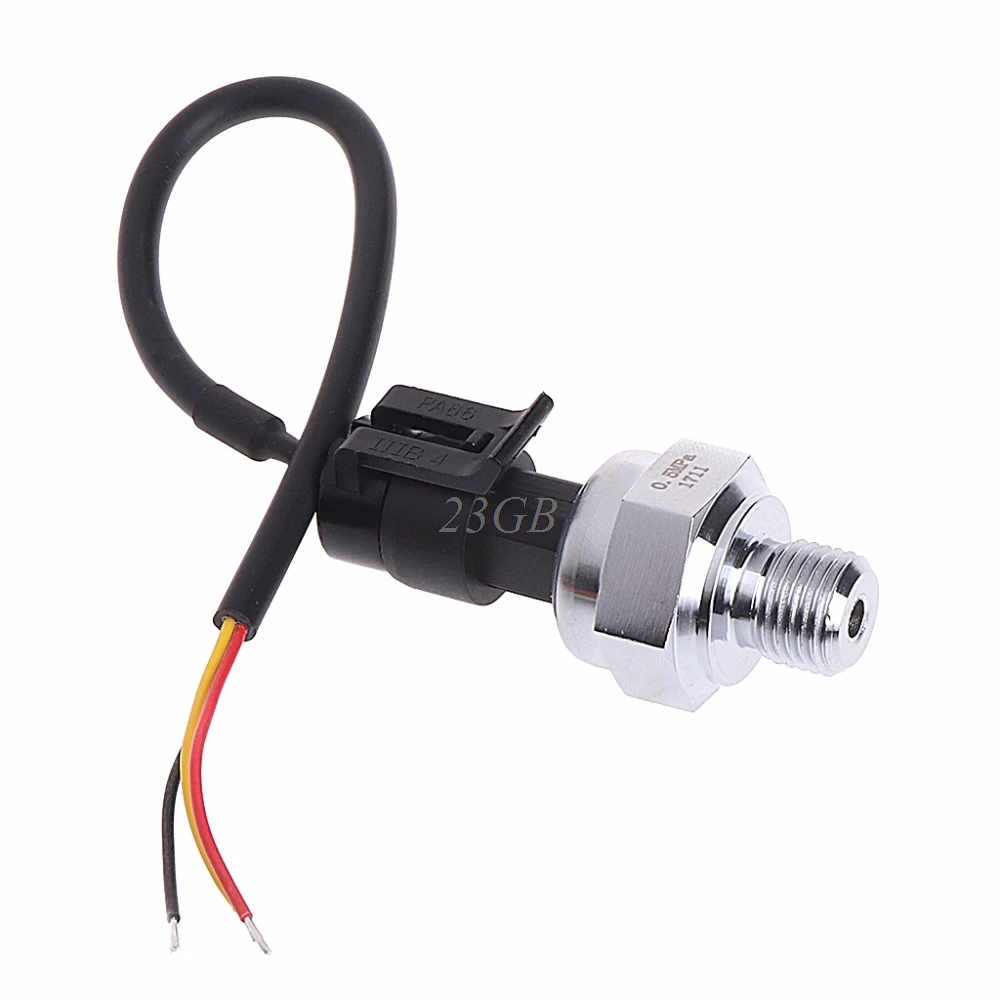 

G1/4" Inch 5V 0-0.5 MPa Pressure Transducer Sensor Oil Fuel Diesel Gas Water Air M22