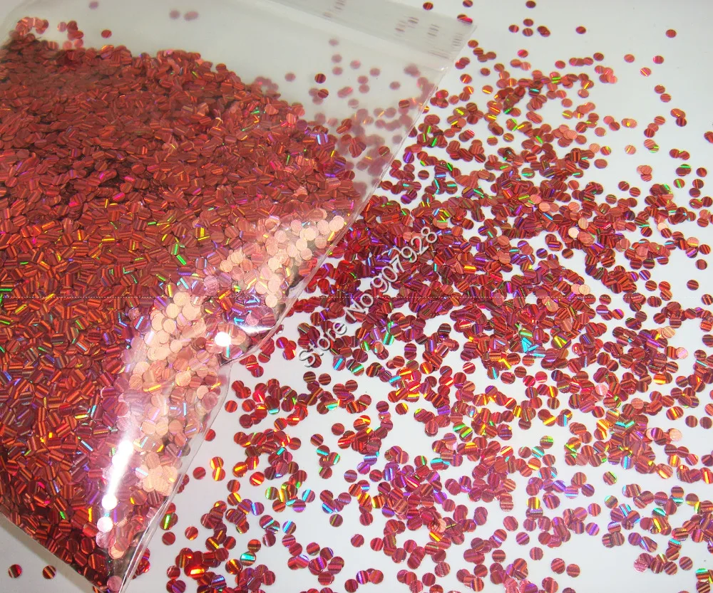 

2mm Laser Strip Effect Round Shape nail art Glitter Light Pink Color nail design powder for nail gel polish,make up,decoration