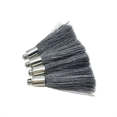 CHENGRUI L45, 4 см, кисточка, шелк кисточки, бахрома, кисточки для штор, кисть, craft, бахрома ткань, бахрома для шитья, 10 шт./пакет - Цвет: L4502