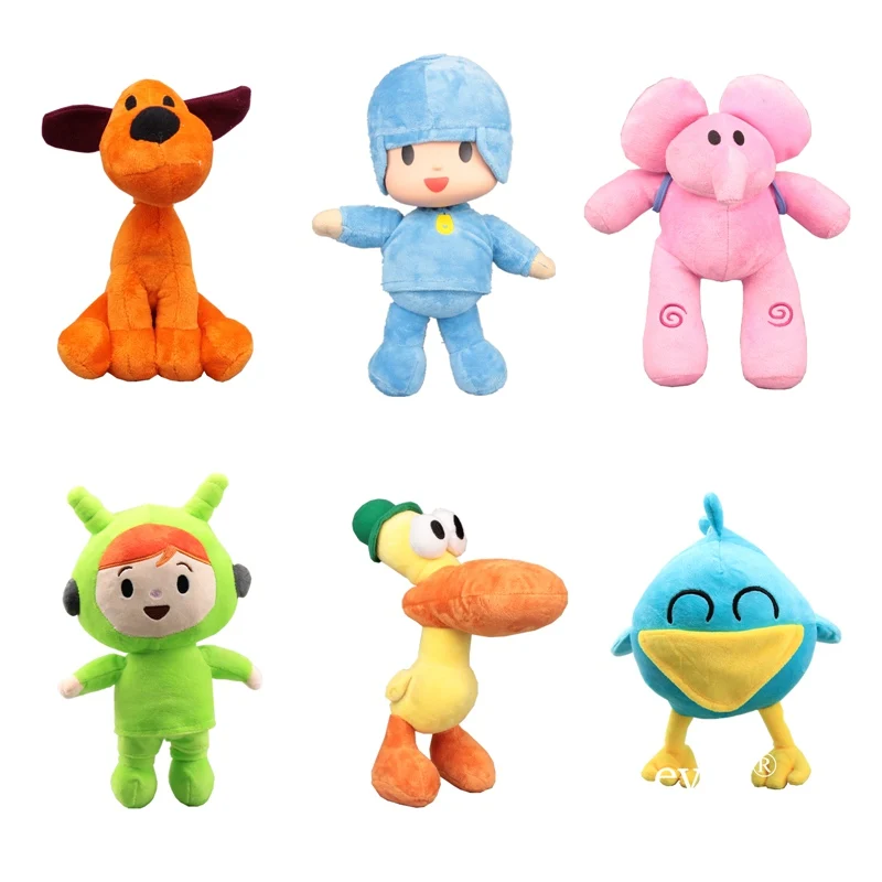 Плюшевые игрушки Pocoyo 6 стилей волнующая утка собака Спящая птица мягкие куклы