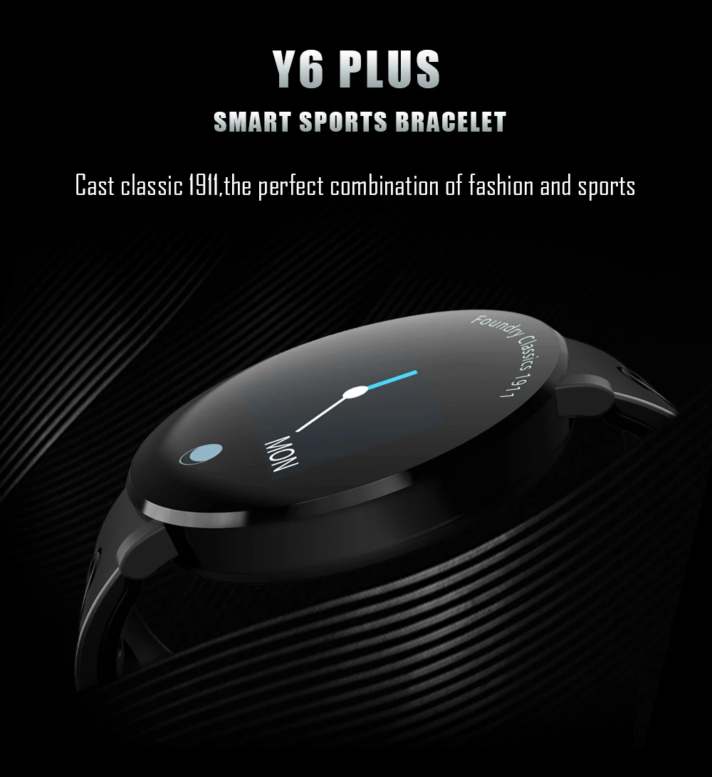 1-Y6 Plus Smart band Blood Pressure Band