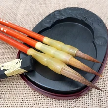 Китайская каллиграфия, обычный писк, кисть, чернила, написание, живопись, Волчья шерсть, Новинка