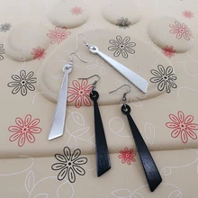 Новые Модные Винтажные акриловые квадратные геометрические серьги для женщин, панковские Черепаховые подвески, ювелирные аксессуары, серьги