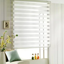 Оконные Занавески рулонные шторы с зебровым принтом для кухни гостиной ОФИСА РОЛИК cortina с высоким качеством off white