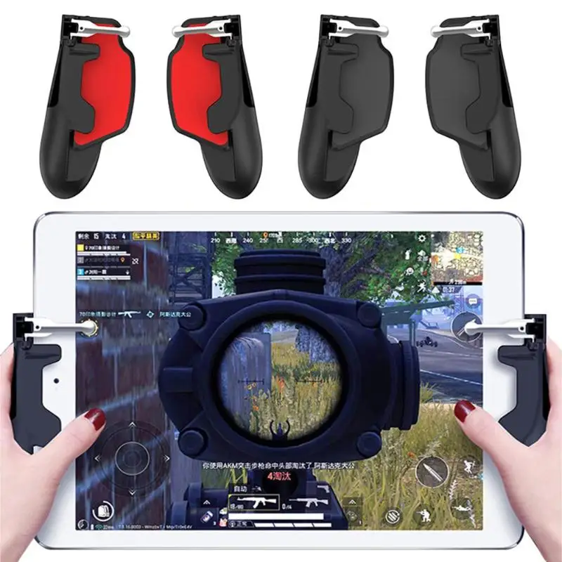  2pcs H7 Tablet Game Controller Joystick Trigger Gamepad Handle for PUBG Phone model for iPad Androi