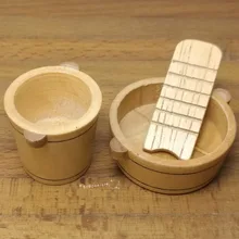 Кукольный домик Миниатюрный Сад деревянный умывальник длина 3,9 см SPO662