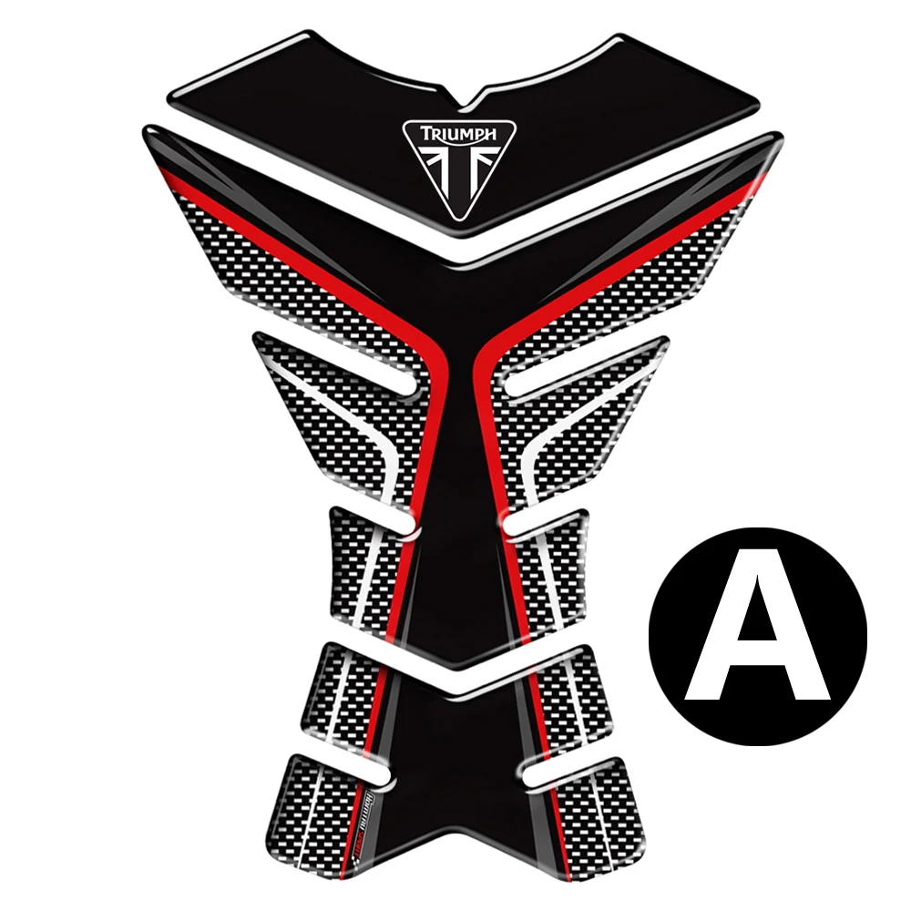 For Triumph 675R Tiger 800 XC Speed Triple Tankpad 3D Motorcycle Tank Pad Protector Decal Stickers