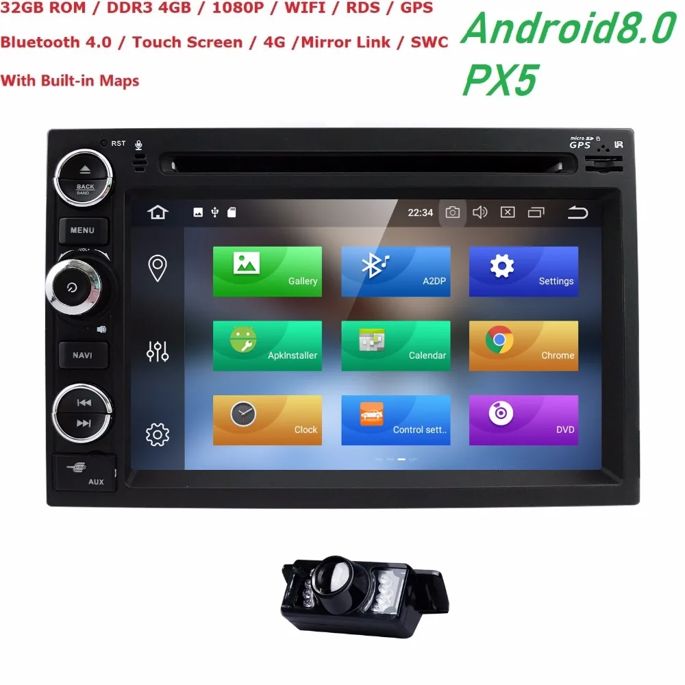 Flash Deal 4G 1024*600 OctaCore Android8.0 Car DVD For Ford Fusion Explorer 500 F150 F250 F350 Edge Expedition Mustang Radio GPS Navigation 1
