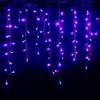 String lights Christmas outdoor decoration Drop 5m Droop 0.3m/ 0.4m/0.5m curtain icicle string led lights Garden Party 220V 110V ► Photo 3/6