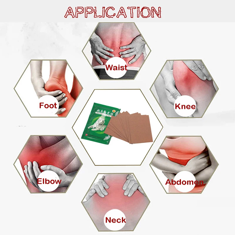 8 шт тигровый бальзам медицинский пластырь лекарственные Пластыри для боли в суставах шеи sparadra коленный сустав пластырь Обезболивающий