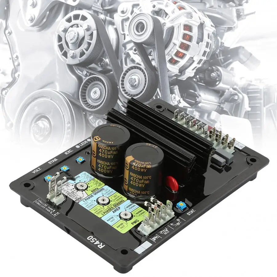 

Generator AVR R450 Automatic Voltage Regulator Power stabilizer Brushless Diesel Generation System Set Parts Accessory