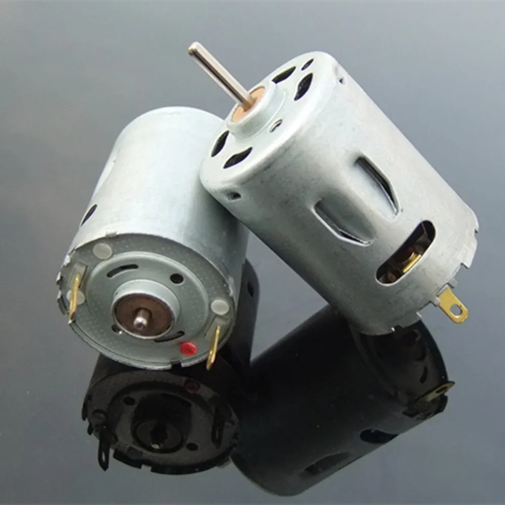 Железная крышка 385 DC магнитный высокоскоростной мотор 12 24V специальный
