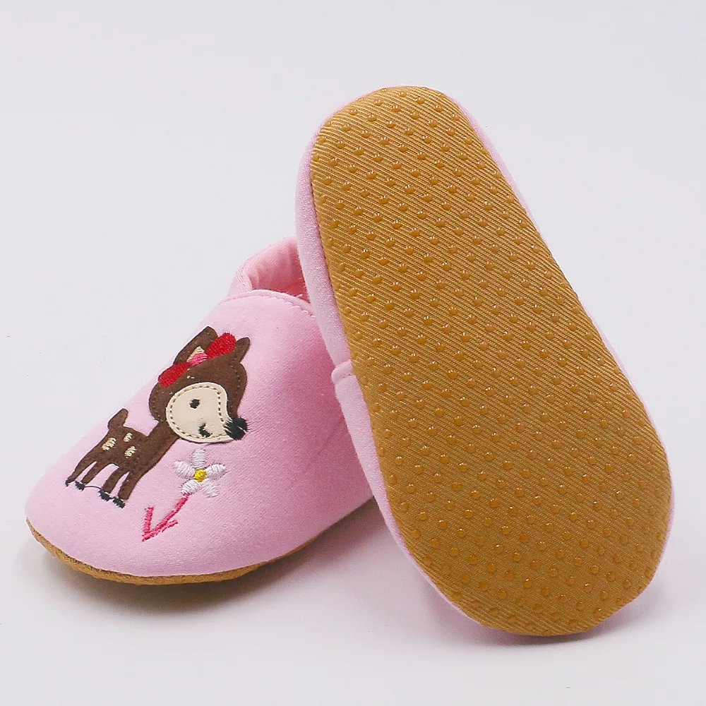 Первые ходунки CartoonShoes Bebe мокасины для малышей 0-24 м нескользящая Мягкая подошва обувь для маленьких мальчиков и девочек