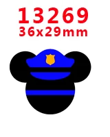13269 30 шт мультфильм персонаж плоское украшение из смолы PR 12814 - Цвет: 13269