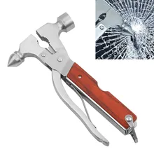 Безопасности автомобиля Молот спасательные Открытый Многофункциональный Портативный аварийного автомобиля инструмент для Семья кемпинга и Пеший Туризм коллекция