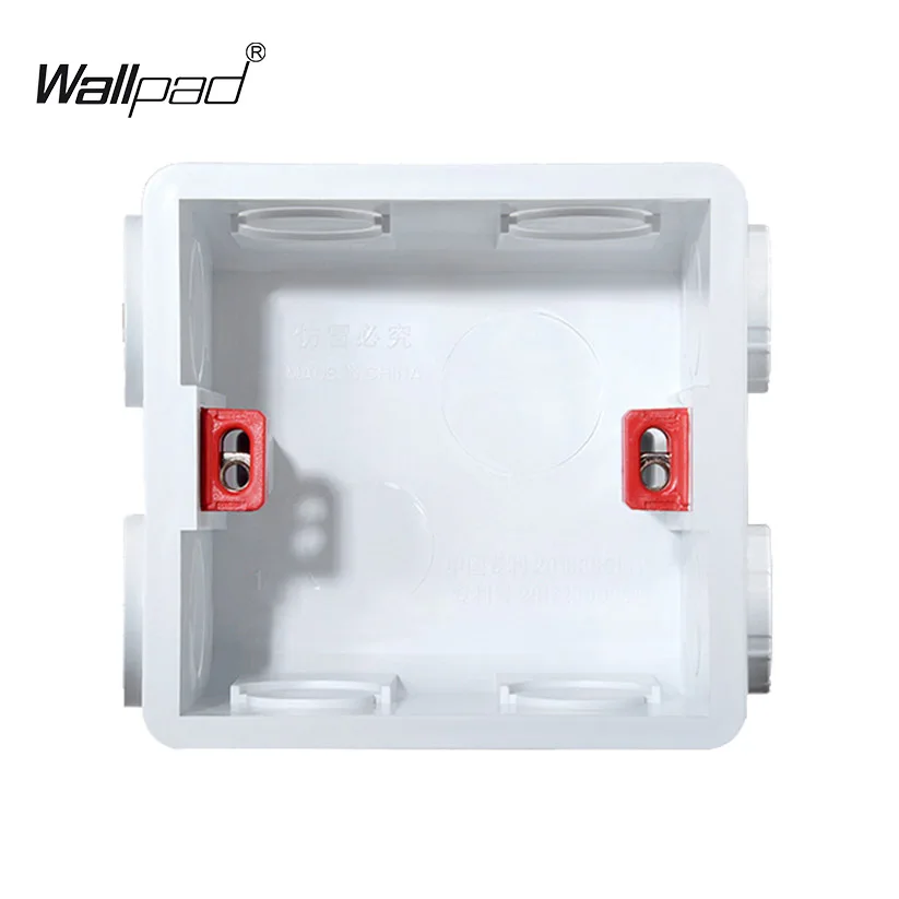 Настенная Монтажная коробка Wallpad 3x3 для розетки переключателя UK EU универсальная