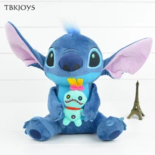 Big Size 25CM Stitch with Scrump Kawaii Plush Soft font b Toys b font Doll Stuffed