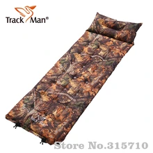 Trackman Одноместный наружный Самонадувающийся спальный коврик с подушкой для кемпинга коврик для палатки путешествия влагостойкий коврик 2 цвета