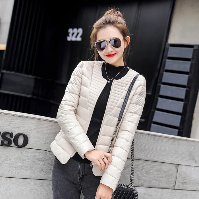 2019 Fashion Ultralight Parka Winter Jacket Women Unique Style Women's Jackets Short Warm Thin Winter Coat Women