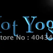 LB962-Горячая йога Дисплей тренажерный зал Фитнес Декор свет Вход