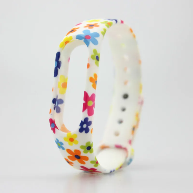 As Show Часы Силиконовые для Xiaomi mi Band 2 Смарт-часы ремешок на запястье ремень красочный браслет для mi Band 2 браслет ремешок аксессуары - Цвет: As Show