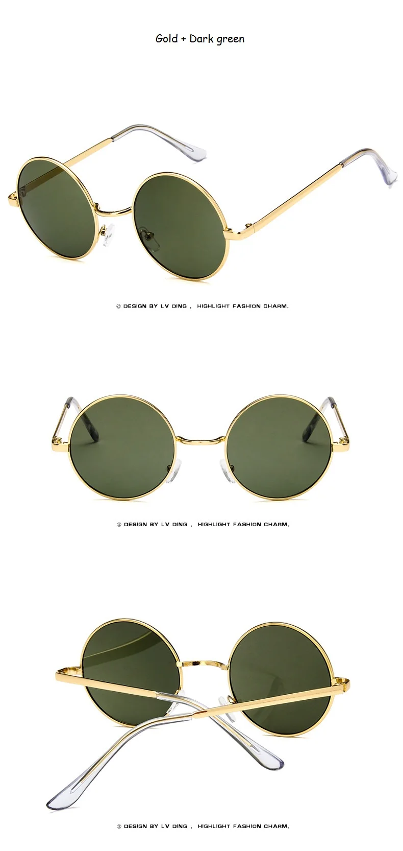 Круглые Солнцезащитные очки для женщин, красные, желтые, синие, зеленые, прозрачные линзы, солнцезащитные очки для женщин, маленькие хип-хоп солнцезащитные очки De Sol