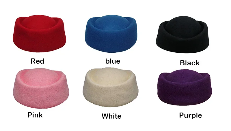Violet 6 1/2" ovale pilulier Hôtesse Fascinator chapeau base 17 couleurs 