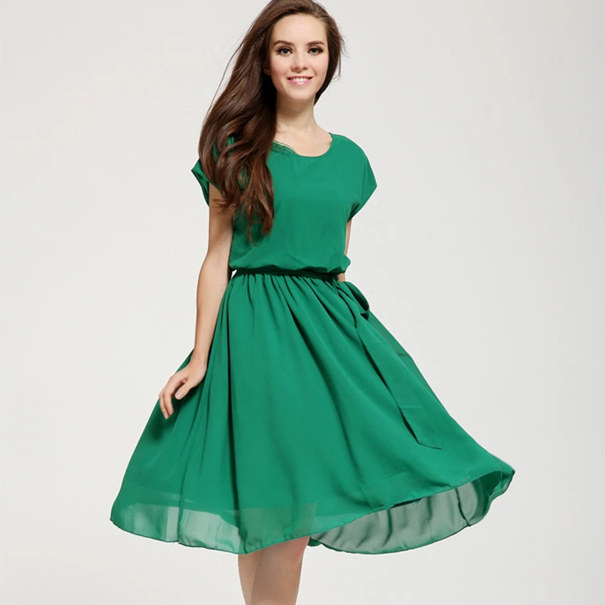 XXL plus size women summer casual dress ...