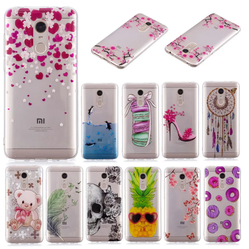 

SuliCase Redmi 5Plus Case Colored Anime Animal Transparent Silicone TPU Skin Case Cover for Xiaomi Redmi 5 Plus Soft Protector
