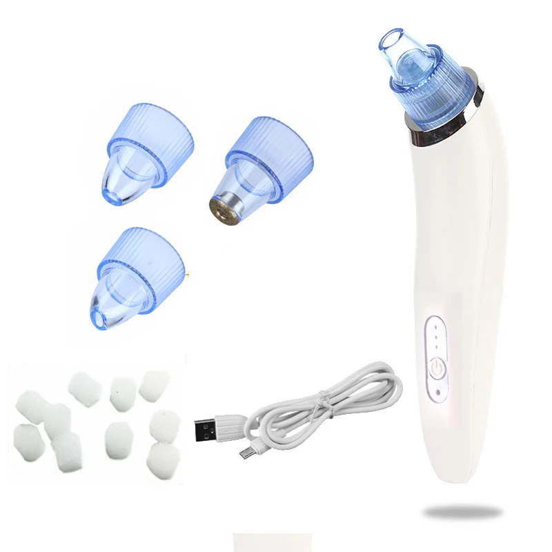 

3 level 4 in 1 Pore Blackhead Super Vacuum Cleaner suction remover Acne Pimple Removal For Face Dead Skin Care Beauty Machine