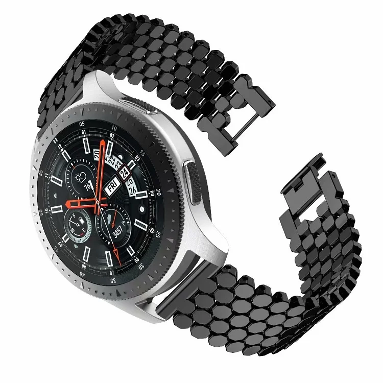 Ремешок из нержавеющей стали для Samsung Galaxy Watch браслет с полым металлическим
