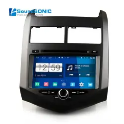 4 ядра Android 4.4.4 для Chevrolet Aveo Соник 2011 2012 2013 2014 2015 Сенсорный экран автомобиля DVD GPS навигация Центральный Мультимедиа