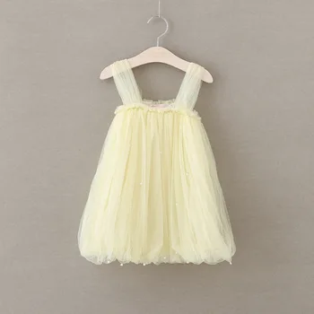 

Sweet Girls Children Beaded Mesh So Fairy Princess Summer Dress Clothes