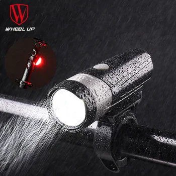 

WHEEL UP Cycling Light USB Rechargeable Bike Light Front Light Taillight Set Bicycle LED Light Waterproof Torch Flashlight