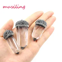 Кристалл столб подвески, ожерелья, цепи рейки маятник ювелирные изделия талисманы богемный Исцеление чакра Викка ведьма амулет ювелирные изделия