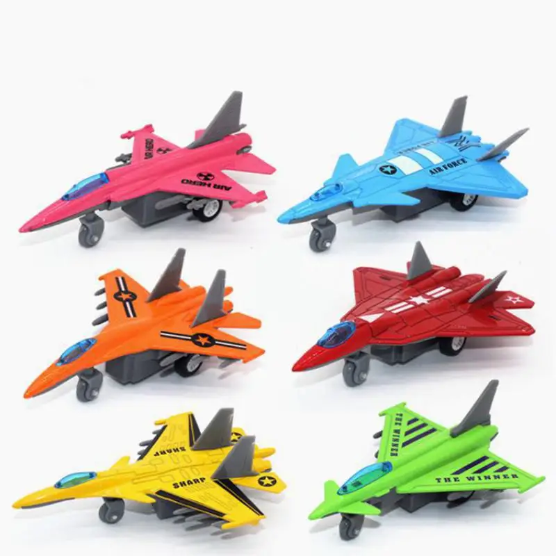Die-Cast Fighter Jet Set – 6-Piece Alloy Military Aircraft Toy Collection for Kids